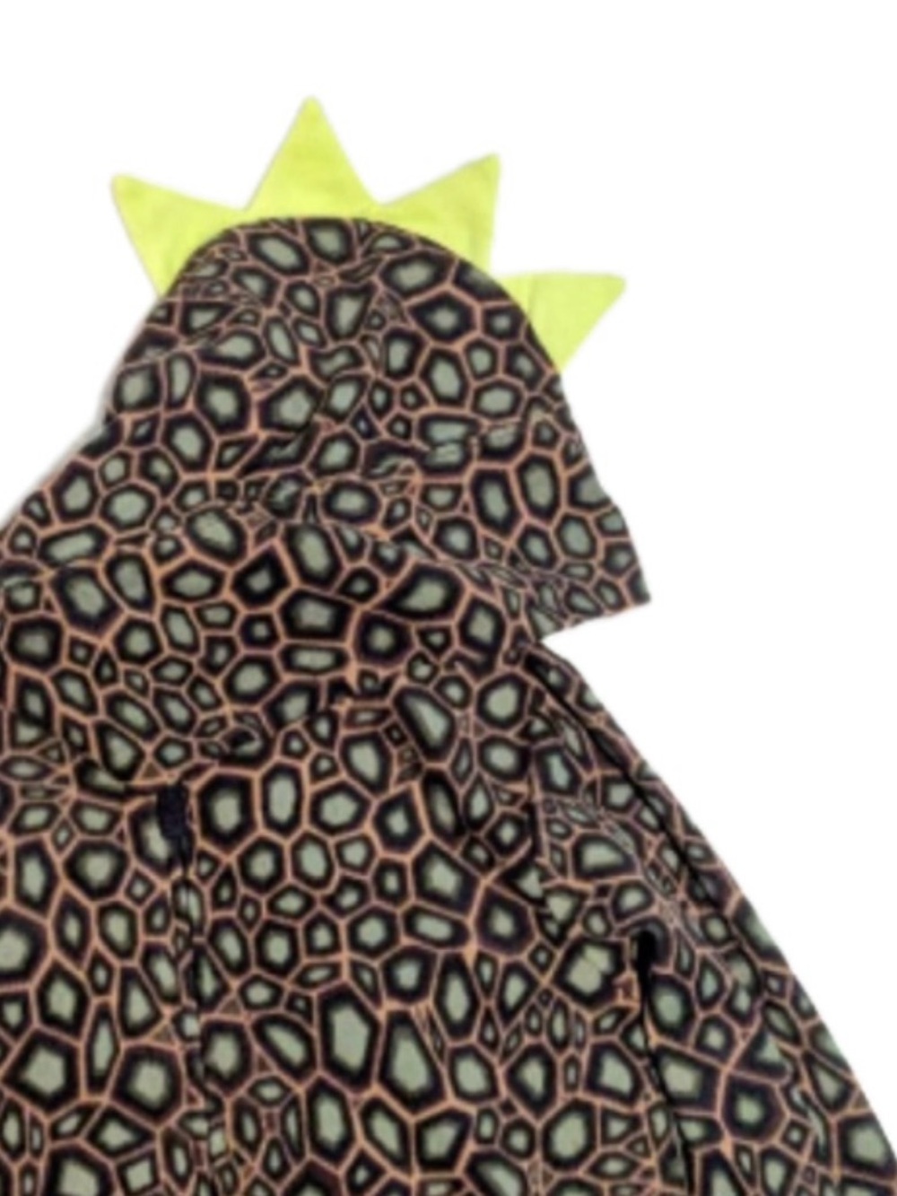 Set of 2 Cat & Jack Kids Dino  Hooded One-Piece Union Suit Pajamas boys Sz 10/12 - Picture 9 of 10